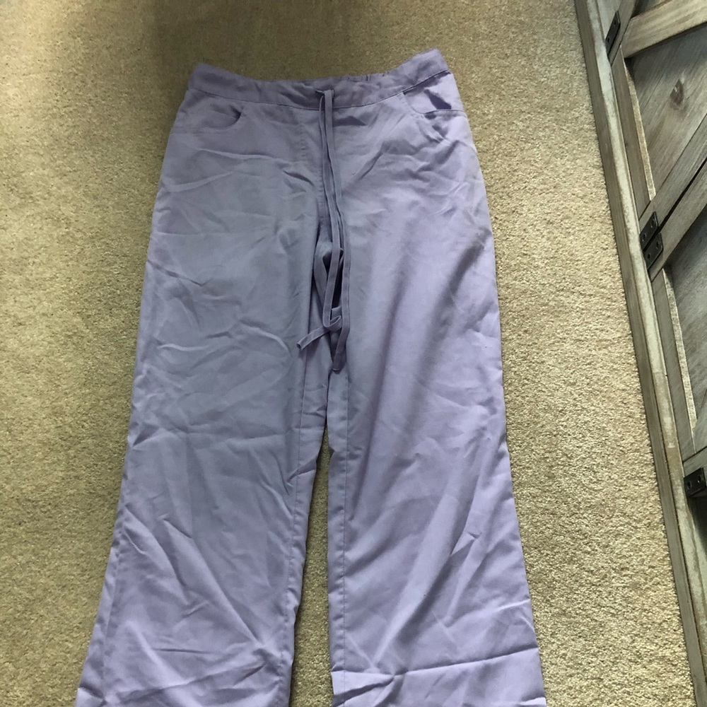 Lavender scrub pants